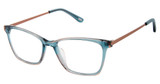 Kliik:denmark Eyeglasses K-752 TEAL ROSEWOOD/S404