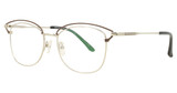 REAGAN & KY Eyeglasses 7459 SILVER/BROWN