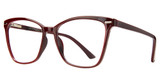 Affordable Designs Eyeglasses Rosalie Burgundy