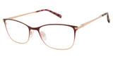 Ted Baker Eyeglasses TW522 burgundy/BUR