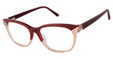 L.A.M.B. Eyeglasses LA131 burgundy/BUR