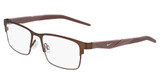 Nike Eyeglasses NIKE 8154 SATIN BROWN BASALT/201