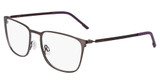 Flexon Eyeglasses FLEXON E1143 MATTE GUNMETAL/ MIDNIGHT PLUM/073