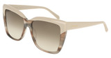 Ferragamo Eyeglasses SF1102S BEIGE/BEIGE STRIPED TORTOISE/251
