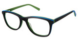Superflex Eyeglasses SFK-289 CHARCOAL CYAN LIME/M403