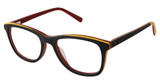 Superflex Eyeglasses SFK-289 BLACK MANGO RED/M400