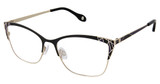 FYSH Eyeglasses FYSH 3728 BLACK MAUVE/S200