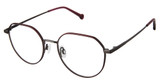 OTP Eyeglasses OTP-182 PLUM DARK GUN/M207