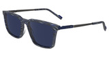 Zeiss Eyeglasses ZS23716S TEXTURED BLUE/GREY/420