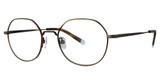 Original Penguin Eyeglasses The Duncan Tigers Eye/BR
