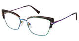 BETSEY JOHNSON Eyeglasses REMIX Oil/OIL