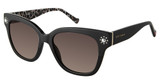 BETSEY JOHNSON Eyeglasses GORGEOUS Black/BLK