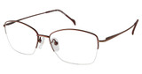 STEPPER Eyeglasses 50287 SI Burgundy/BUR F033
