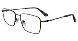 Police Eyeglasses VPLL69 Total Shiny Gunmetal 0568
