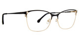 Trina Turk Eyeglasses Lennon Matte Black/MBK