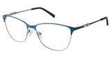 Superflex Eyeglasses SF-1163T TEAL GUN/S104