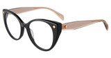Police Eyeglasses VPLM02M Shiny Black 0700