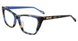 Just Cavalli Eyeglasses VJC045 Brown/Blue Havana 09UV