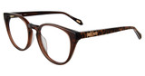 Just Cavalli Eyeglasses VJC046 Shiny Transp. Brown 0AAK