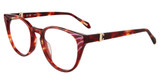 Just Cavalli Eyeglasses VJC046V Shiny Havana/Violet 0WTA