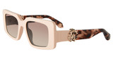 Roberto Cavalli Eyeglasses SRC039M Shiny Full Powder Beige 09LH