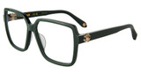 Roberto Cavalli Eyeglasses VRC050M Shiny Full Green 0D80