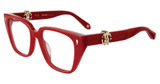Roberto Cavalli Eyeglasses VRC046 Shiny Full Red 09EZ