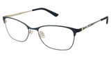 Superflex Eyeglasses SF-642 TEAL GOLD/M104