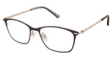 Kliik:denmark Eyeglasses K-758 SLATE ROSE GOLD/M203