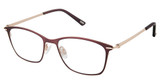 Kliik:denmark Eyeglasses K-758 EGGPLANT ROSE GOLD/M206