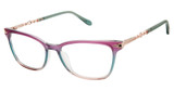 Lulu Guinness Eyeglasses L242 Purple/PUR