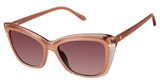 Lulu Guinness Eyeglasses L192 Blush/Grey/BLS