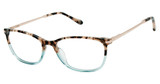 Lulu Guinness Eyeglasses L246 ivory/blue/IVO