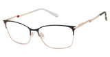Lulu Guinness Eyeglasses L248 black/gold/BLK