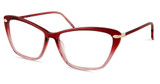 Modo Eyeglasses AMBER BURGUNDY GRADIENT W/COVERED TEMPLES/BURG