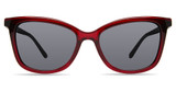 Eco Eyeglasses CAMELIA SUN CLIP RED/RED