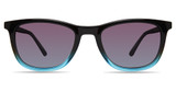Eco Eyeglasses STEVIA SUN CLIP BURGUNDY BLUE GRADIENT/BBLGD
