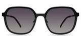 Eco Eyeglasses OLEANDER SUN CLIP BLACK ROSE GOLD/BRGD