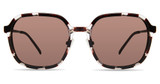 Eco Eyeglasses OLEANDER SUN CLIP ROSE GOLD AUBERGINE/RGAU