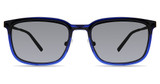 Eco Eyeglasses SORREL SUN CLIP COBALT BLUE/BLACK/CBLU