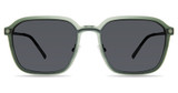 Eco Eyeglasses SUMAC SUN CLIP DARK GREEN/MDGRN