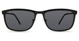Eco Eyeglasses NETTLE SUN CLIP BLACK/MBLK
