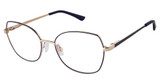 Superflex Eyeglasses SF-646 NAVY ROSE GOLD/S201