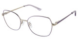 Superflex Eyeglasses SF-646 MAUVE SILVER/S203