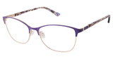 Superflex Eyeglasses SF-647 LILAC ROSE GOLD/M207