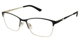 Superflex Eyeglasses SF-1169T BLACK GOLD/M200