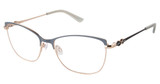 Superflex Eyeglasses SF-649 GREY ROSE GOLD/S203