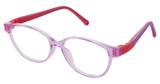 Life Italia Eyeglasses NI-153 LILAC SHIMMER/PURPLE/3