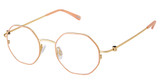 Kliik:denmark Eyeglasses K-764 BLUSH GOLD/M209