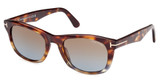 Tom Ford Eyeglasses FT1076 havana/other / gradient smoke/56B